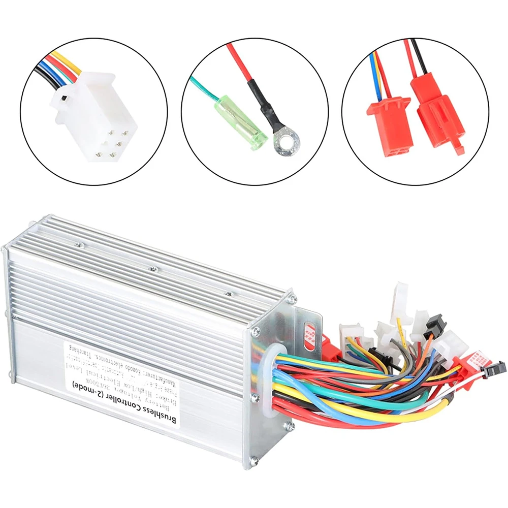 36/48V 500W Brushless DC Motor Dual Mode Controller for Electric Bicycle Electri