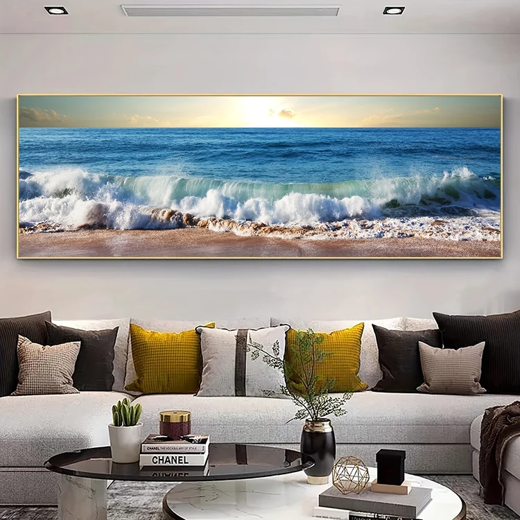 Classic Vintage Sea View Canvas Poster Art 14