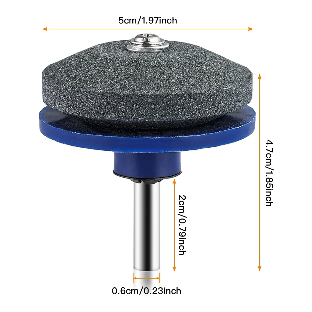 Electric Lawn Mower Knife Sharpening Stone Electric Wind Power Mower Sharpener Wear-resistant Grinding Head Whetstone Sander