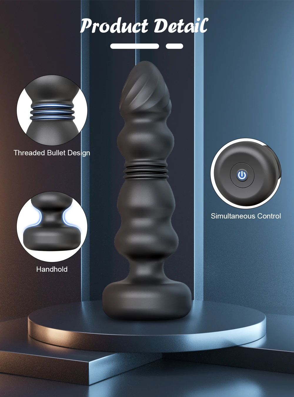 Vibratore per massaggio prostatico uomo donna anal plug_voghion.com