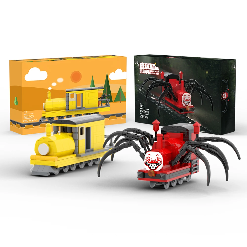 TQ Choo-Charles Spider Train Monster Modelo De Jogo De Terror De Trem De  Aranha Construindo O Quebra-Cabeça De Brinquedos