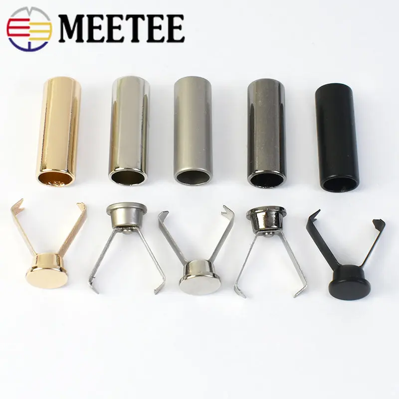 

20Pcs Rope Ends Stopper Lock Metal Buckle Pendant Hanging Bell Sweater Trousers Cap Rope Button Garment Lanyard Accessories