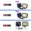 3/2/1Pcs Solar Sensor Split Wall Lamp 3 Mode Waterproof Motion Garden Street Lights Solar Lamp Garden Light 160/120/100COB 4