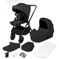 BabyVoyage 2 en 1 bébé poussette pliable panier Type siège bébé landau poussette multifonctionnel nouveau-né bébé poussette 1
