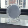 Round Acrylic 40mm Coin Display Case Transparent Box Commemorative Medal Protection Box Coin Rotation Protection Box 6