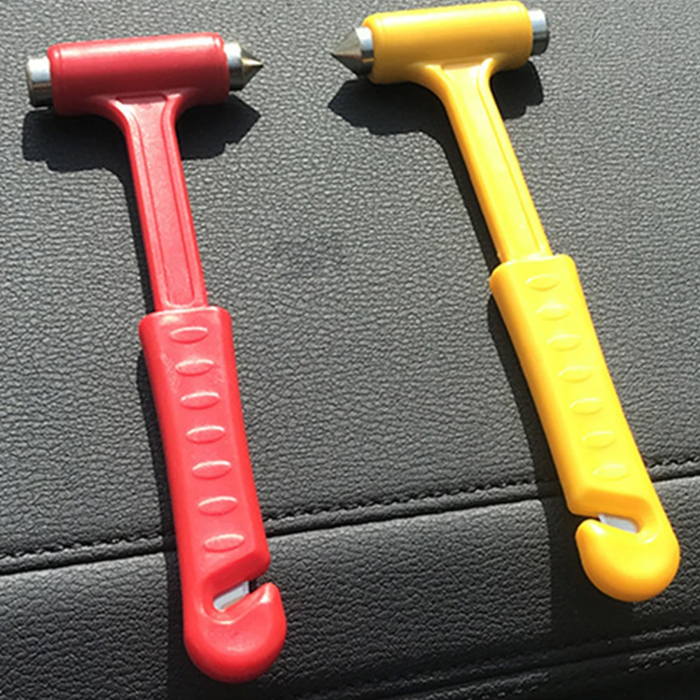 Car Safety Hammer Seat Belt Cutter Window Glass Breaker Mini Life Saving Escape Emergency Hammer