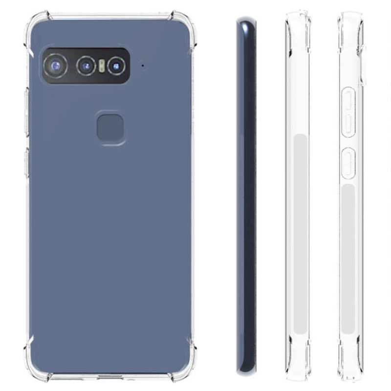 Custodia A Cuscino D'Aria Per Smartphone Asus Per Snapdragon Insiders Cover Posteriore In Silicone Tpu Con Airbag Trasparente Per Asus Snapdragon Insi
