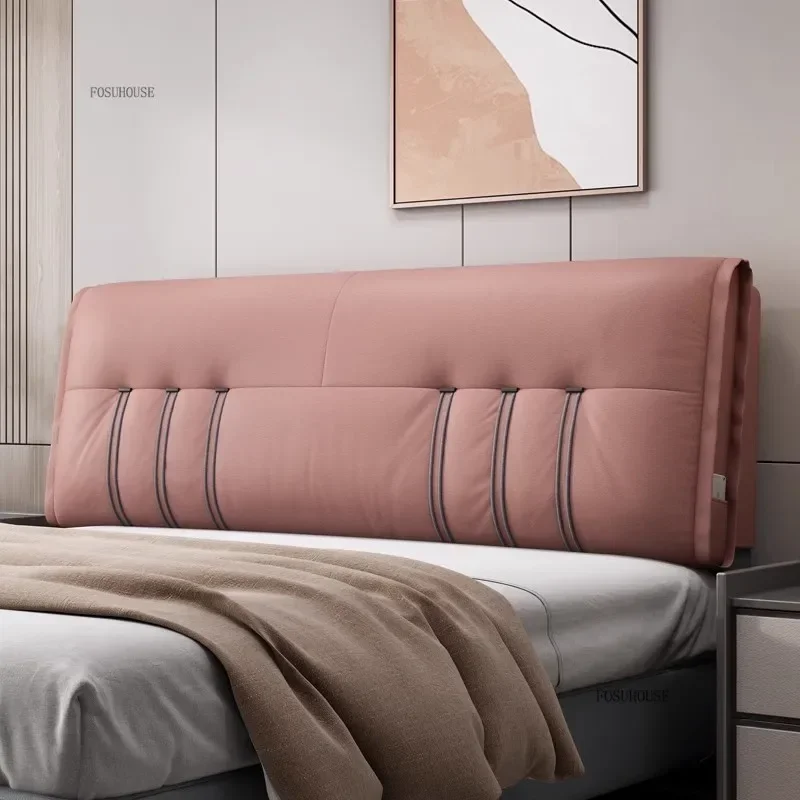 Italian Minimalist Headboards for Tatami Multifunctional Backrest Headboard Light Luxury Tech Fabric Bedroom Furniture for B&B