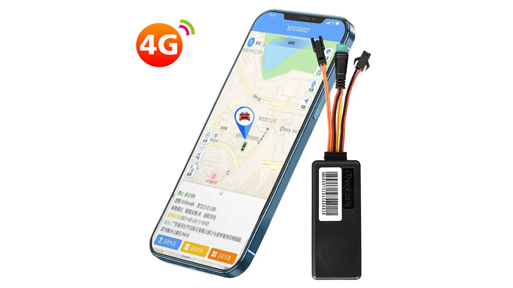 Gps-трекер для автомобилей, мотоциклов, скутеров, 4g lte