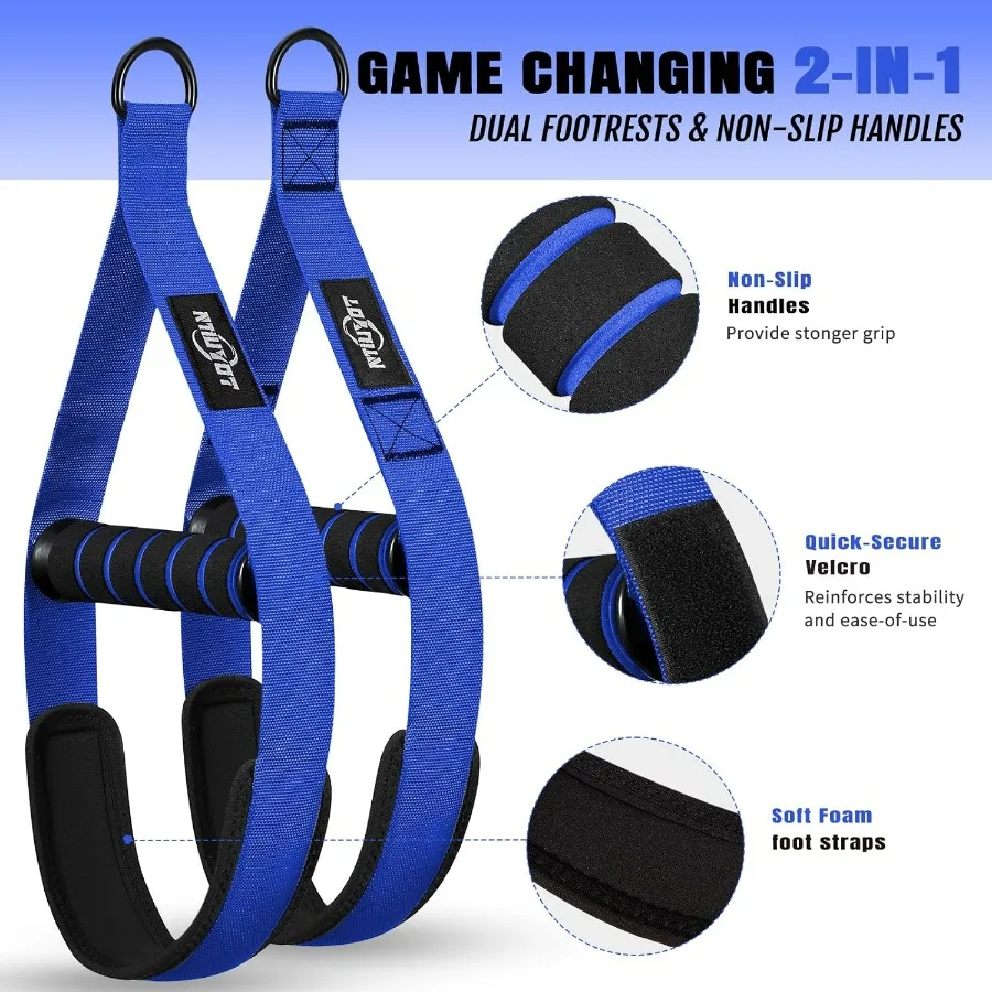 Pull Up Bands, Heavy Duty Resistance Bands with Handle, Workout Bands for Pull Up Bar, Pullup Assist Band Set for Exercise, Full