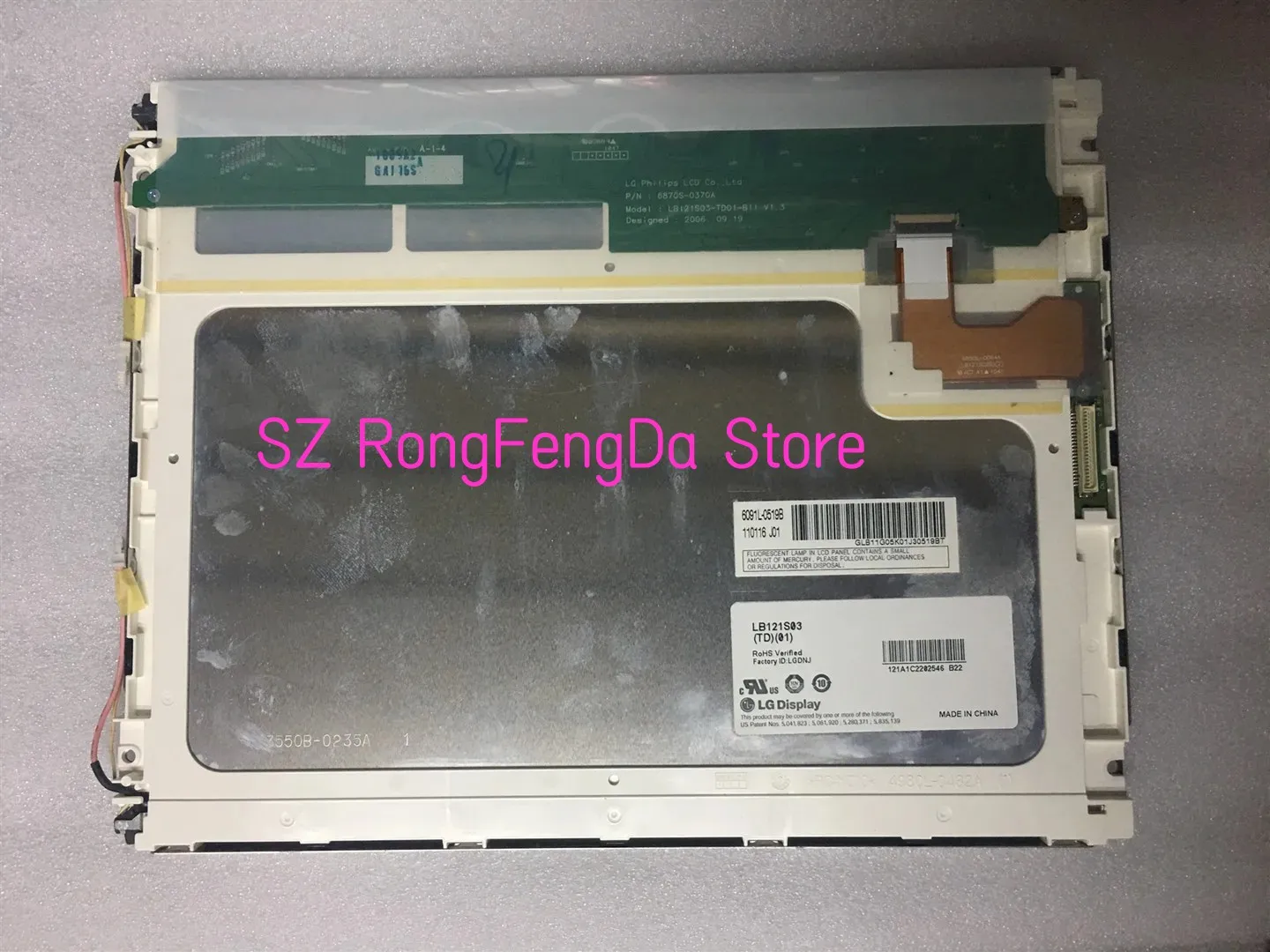 

LB121S03(TD)(01) LB121S03 TD01 12.1 inch 800*600 LCD Panel Screen for Industrial Equipment