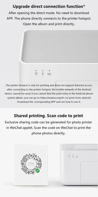 Xiaomi-impresora fotográfica Mijia 1S, papel fotográfico portátil de 3/6  pulgadas, Sublimación de Color de alta definición, aplicación remota  inteligente - AliExpress