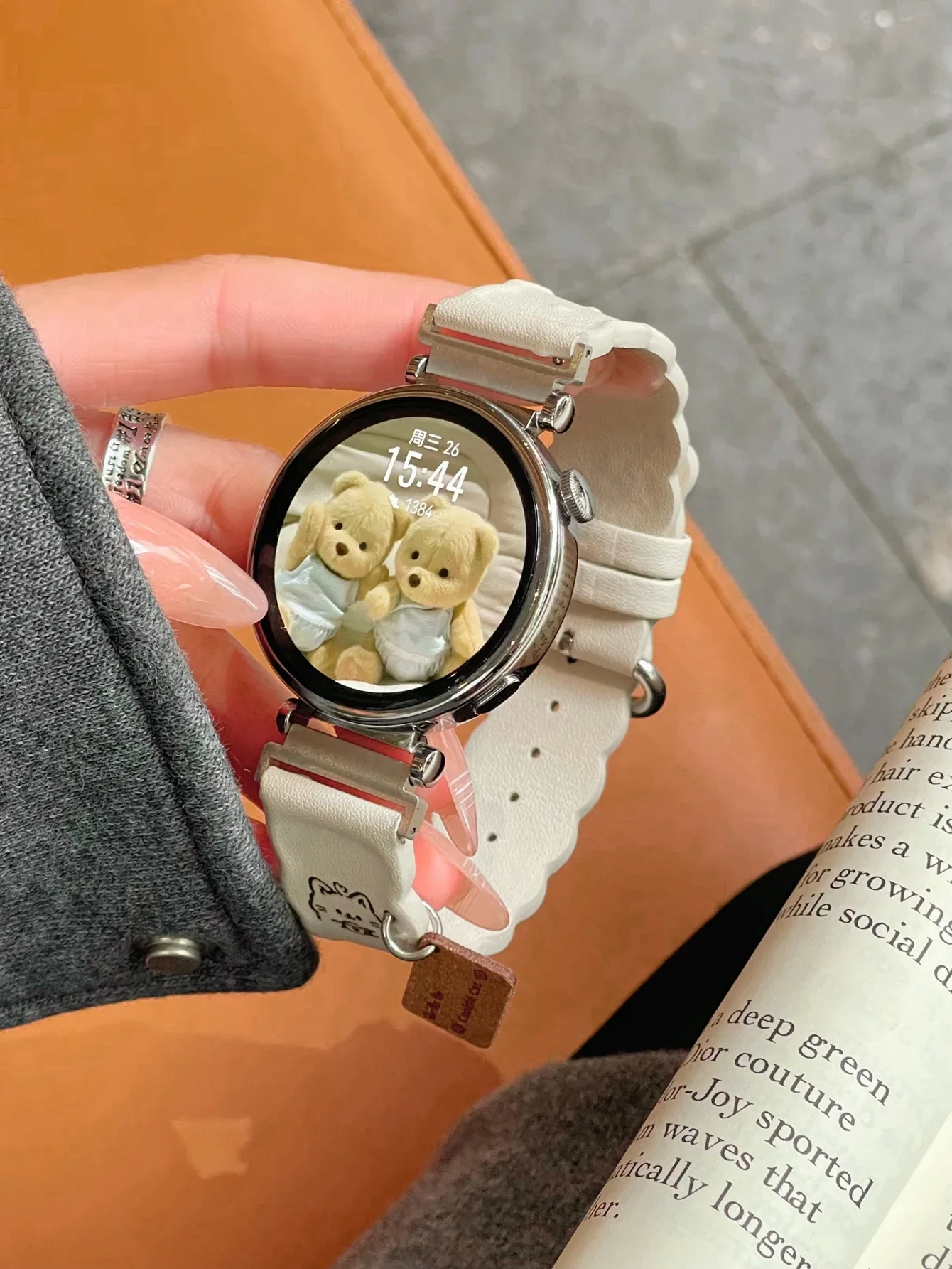 Cartoon Band Leather Loop 20MM Sport Bracelet Strap