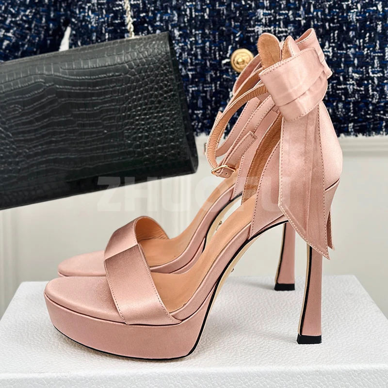 

Summer New Style Women Sandal One Character Strip Ankle Buckle Design Sandals Temperament Versatile Ladies High Heel Sandals