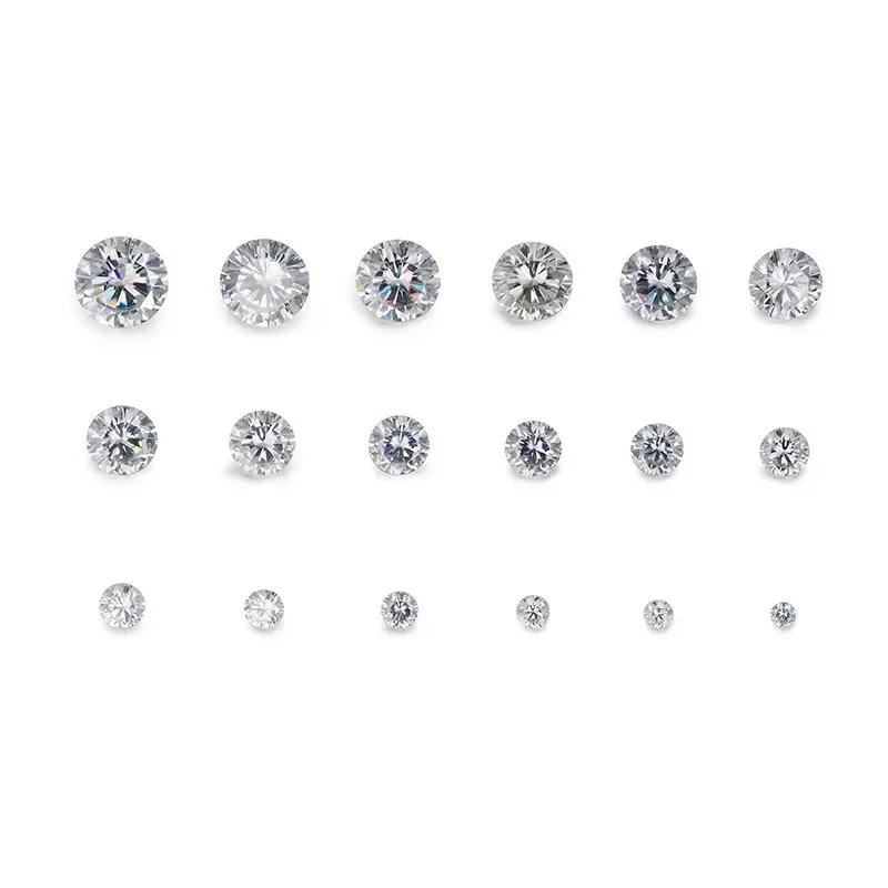 Moissanite loose stone Moissanite diamond is D color VVS 1.9mm*34pcs price