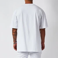 High-quality Men's T-Shirt 100% Cotton T Shirt Men Women Solid Color Basic Casual Clothing Big Size Short Sleeve Black White Top 2
