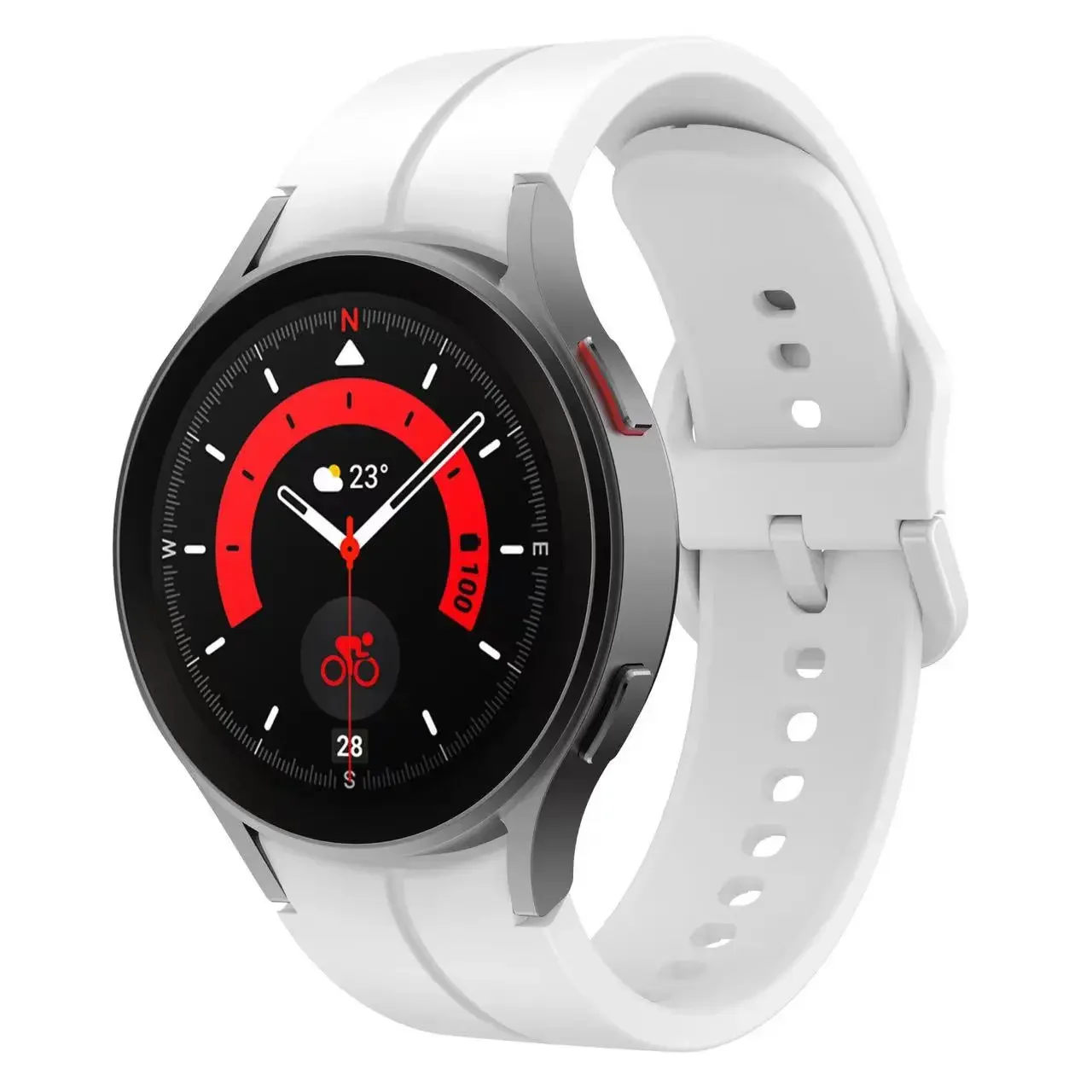 Premium Silicone Sport Watch Strap - Universal Fit