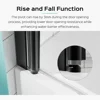 34" W x 58" H Frameless Folding Pivot Bathtub Door, 1/4" (6mm) Thick SGCC Clear Tempered Glass Door, Bathroom Pivot Bifold 3
