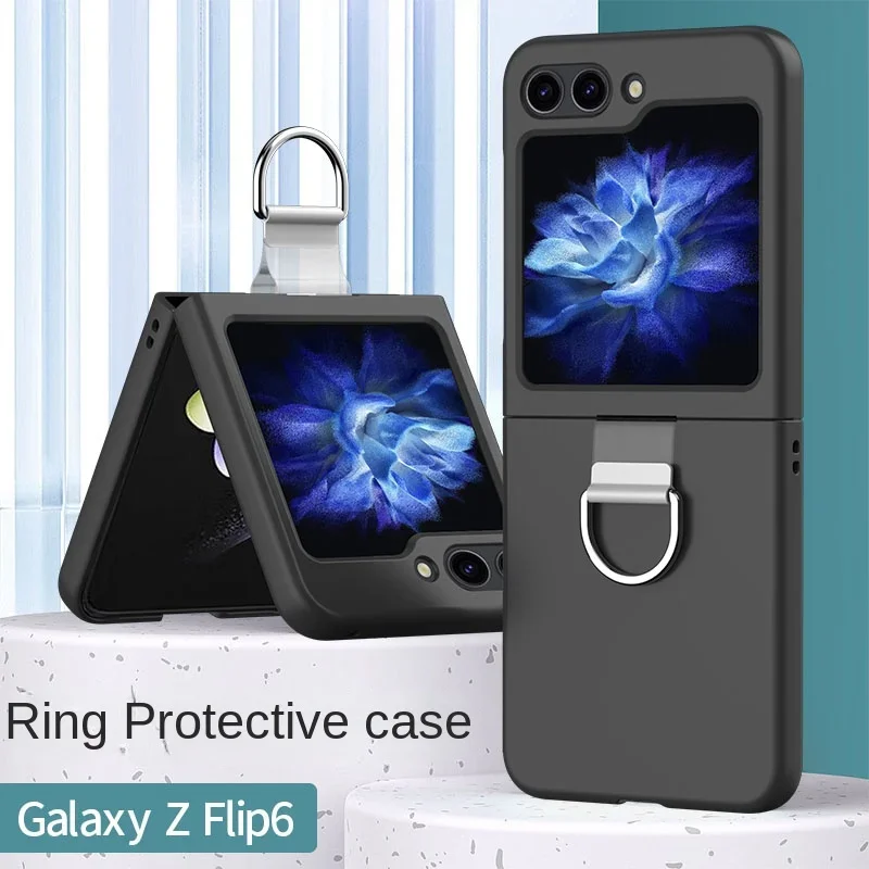 Durable Shockproof Hard Shell Phone Case - Protective Plastic Ring Cover