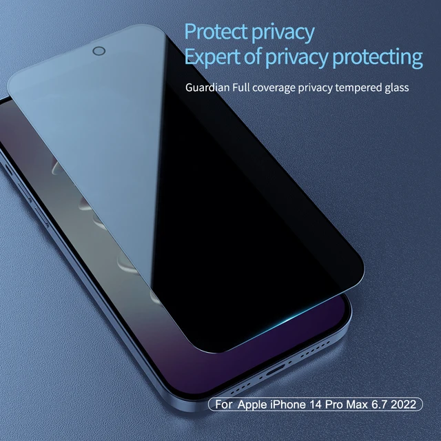 Protector de Pantalla Nillkin Guardian Cobertura Total Privacidad para iPhone  14 Pro Max