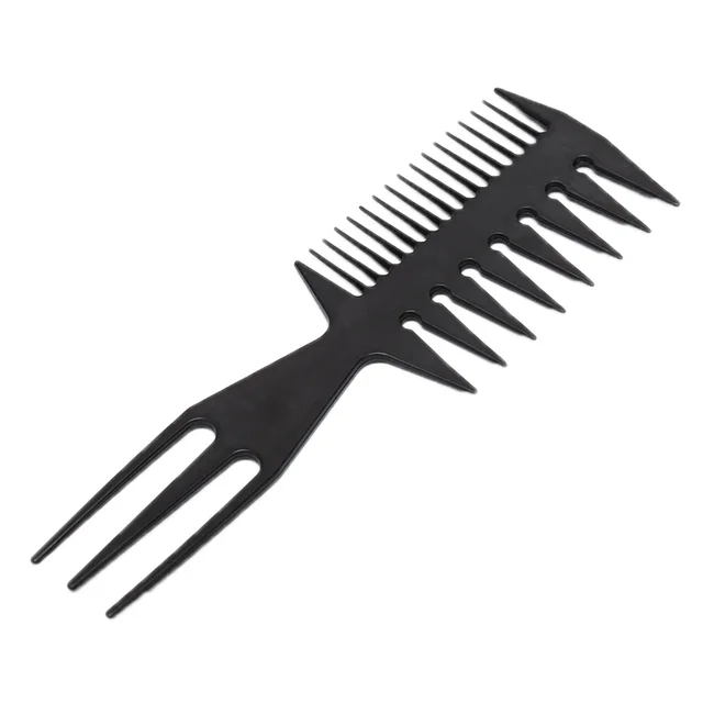 Big Teeth Double Side Tooth Combs Fish Bone Shape Hair Brush Barber Hair Dyeing Cutting Coloring Brush Man Hair Styling Tool 3