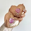 C/T Two Tone Heart Blush Lasting Beauty Makeup Natural Flawless Bright Powder Smooth Look Multi Purpose Rouge 13g