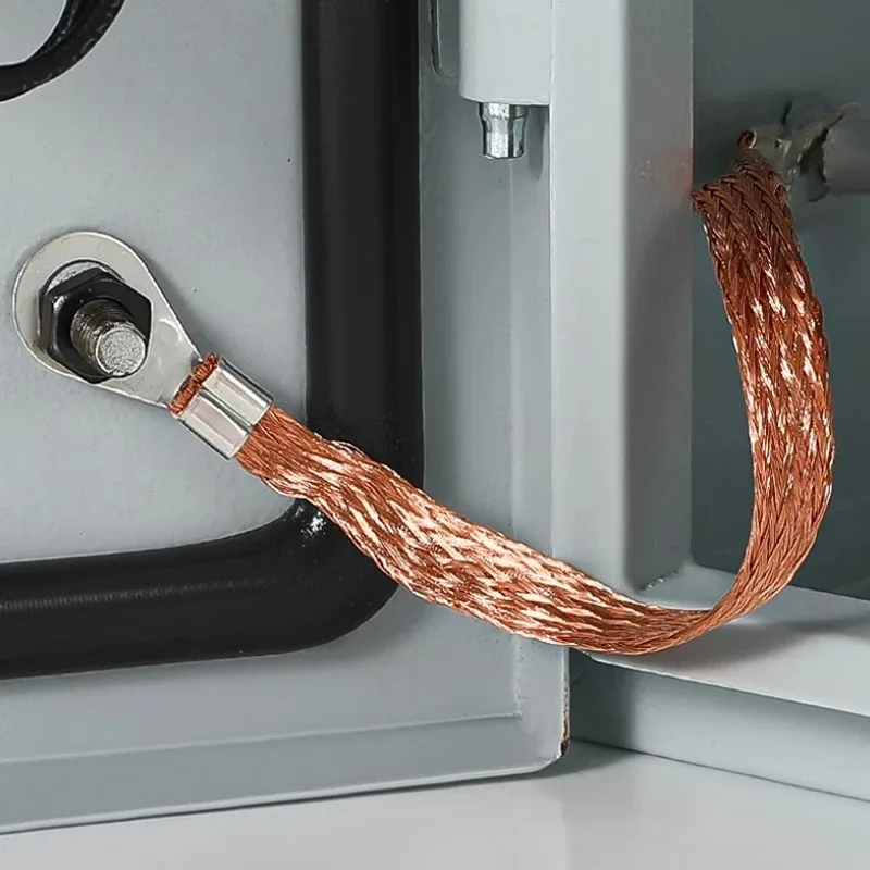 10-100 Stück Brückenverbindungs-Erdungskabel, 2,5 4 6mm², kupferbeschichtetes Aluminium-Verbindungskabel, Erdungskabel für PV-Solar-Verteilerkasten – Detail 5