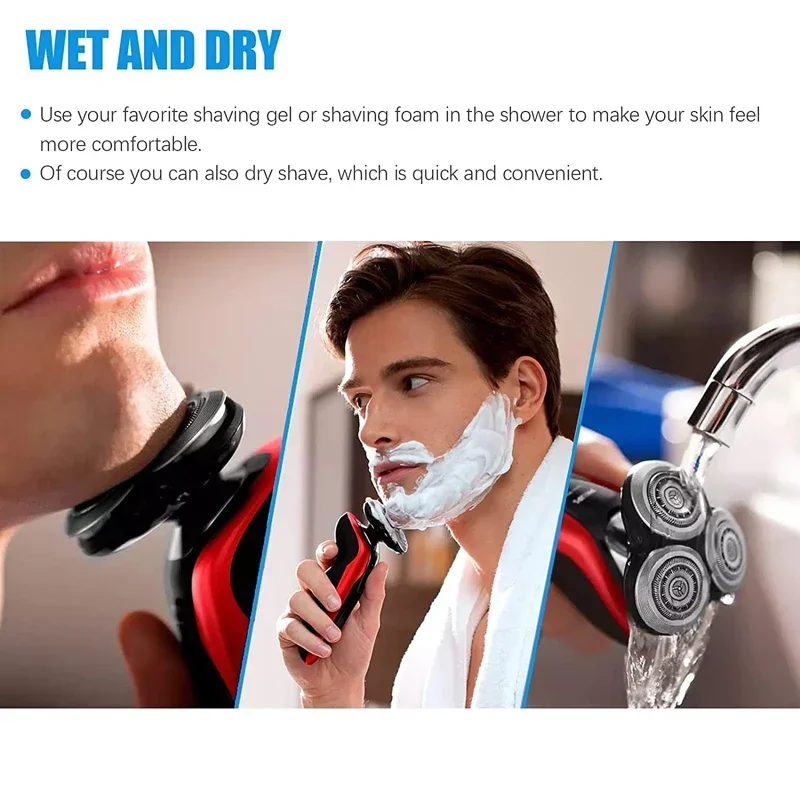 SH98 Replacement Head electric shaver head For Philips Norelco 9000 Electric Shaver Sh98/72 Blade S9000 Prestige Shaver Sp9880 Sp9800 Sp8920 Sp896