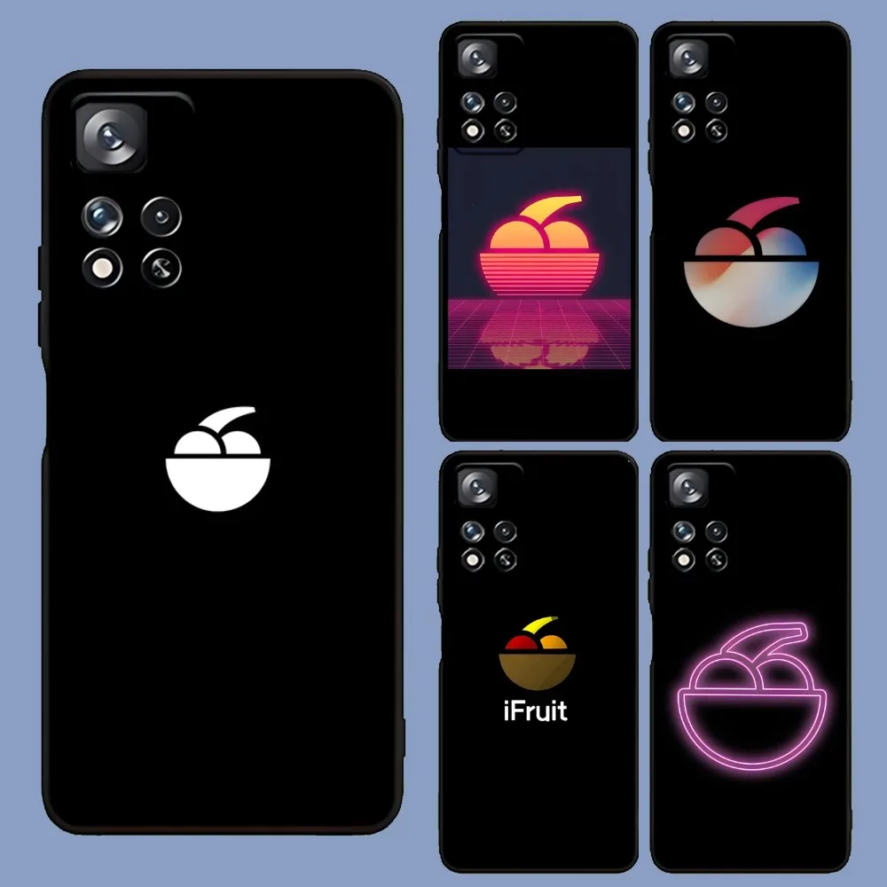 Чехол IFruit для телефона Samsung Galaxy A13,A21s,A22,A31,A32,A52,A53,A71,A80,A91, мягкий черный Чехол