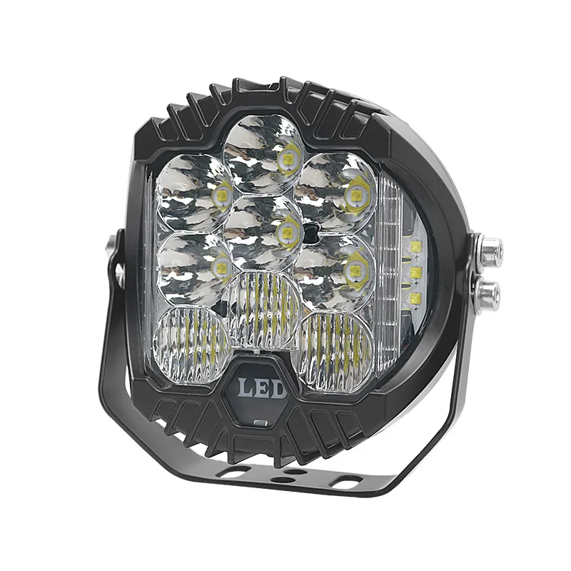 

7 Inch LED Headlight Running Lights for Cars 12V 90W Work Light High Brightness Modified Spotlight For SUV ATV Offroad Fog Lamp