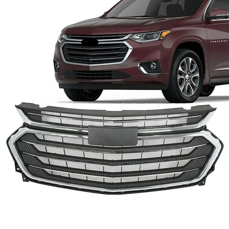 Front Bumper Upper Grille Assembly Grille For Chevrolet Traverse LT 2018 -2020 custom tractor front bumper essential tractor front end protection bumper and upper hood kit for lt133 lt155 lt166 lt150 lt160 lt170