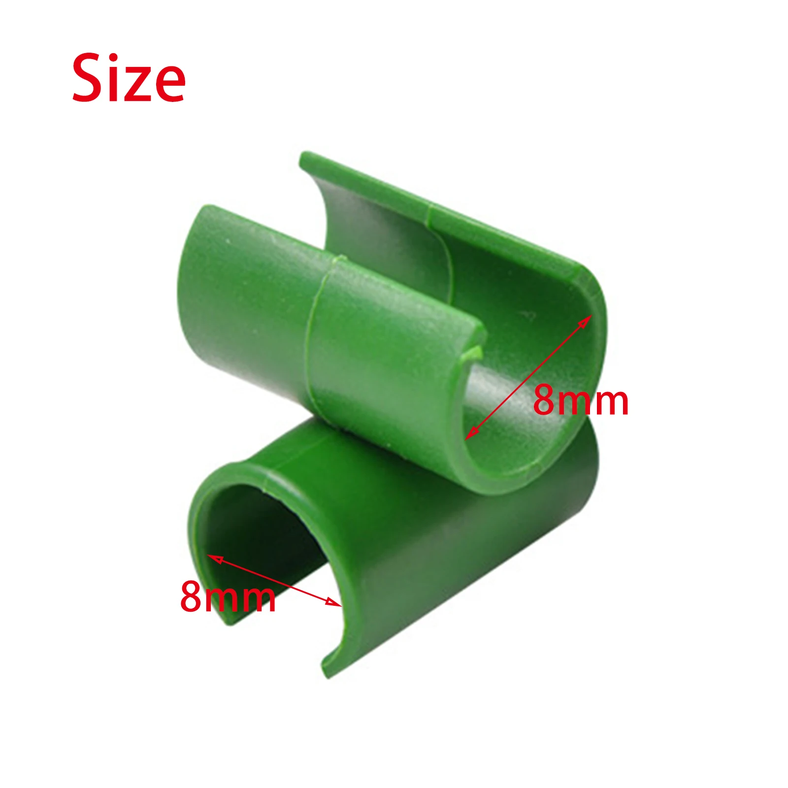 Clip Orchidée -100 Pièces Outils De Jardin Clips De Tige Poussent à La Verticale Orchidée En Plastique Mini Tiges Fleur