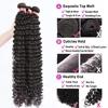 30 34 Inch Burmese Curly Bundles Human Hair Extensions Sew In 100% Original Loose Deep Wave Bundles Double Weft Raw Hair Weaving 2