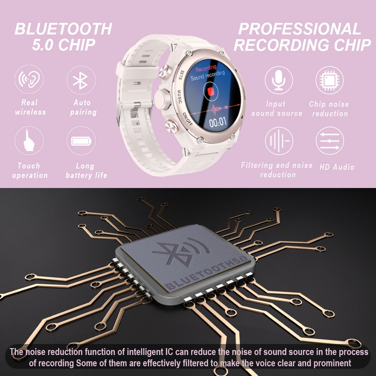 Nuovo orologio intelligente T92 con auricolari auricolare Bluetooth  Smartwatch con altoparlante Tracker musica cardiofrequenzimetro orologi  sportivi da donna - AliExpress