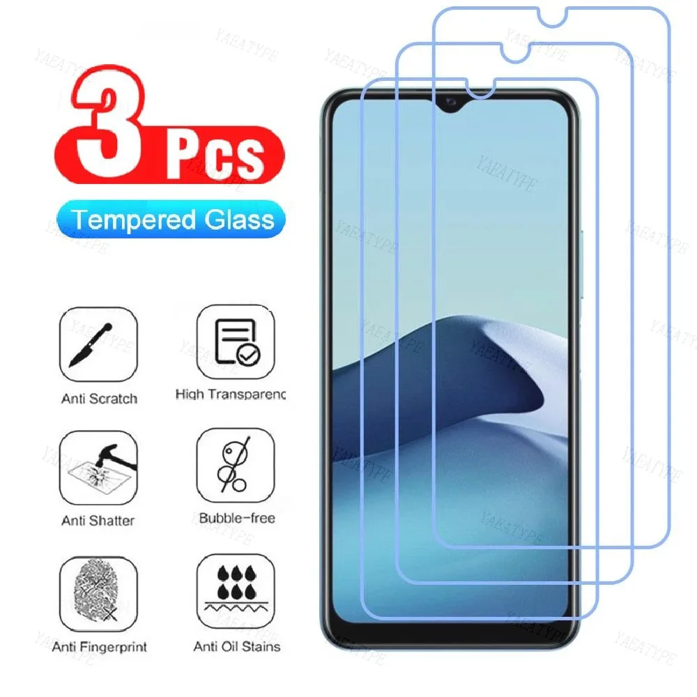 

3PCS 10D Tempered Glass For Vivo Y21S Screen Protector For Vivo Y31 Y21 Y20 Y20S Y20i Y53S Y33S Y12S Y11S Protection Film Cover