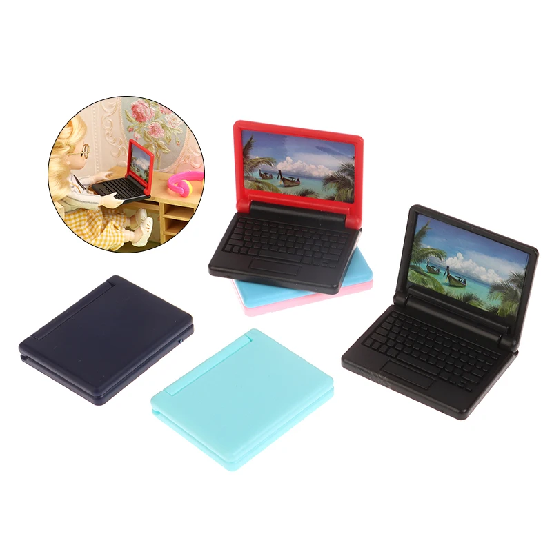 

1Pc 1/12 Dollhouse Miniature Modern Computer Model Furniture Accessories For Doll House Decor Pretend Play Toys