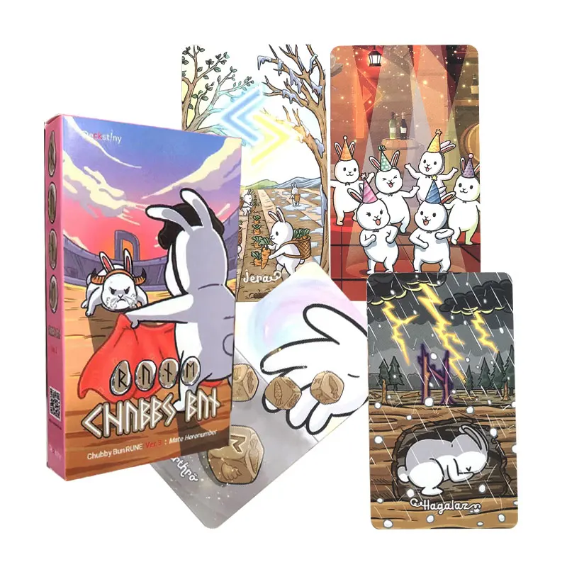 Chubby-Bun-Rabbit-Rune-Oracle-Card-Fate-Divination-Game-Lovers-Oracle ...