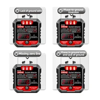 AC28 Digital Display Socket Tester UK US EU Plug Polarity Phase Pheck Detector Voltage Tester for Electrician Tool 1