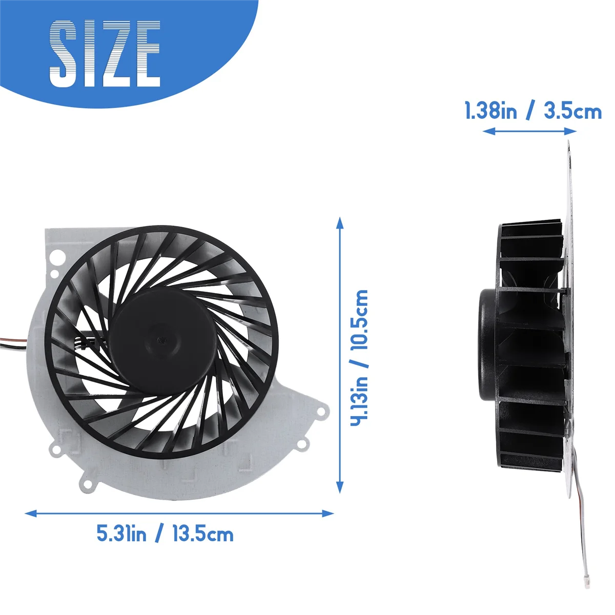 Ksb0912He 내부 냉각 쿨러 선풍기, PS4 Cuh-1000A Cuh-1001A Cuh-10Xxa Cuh-1115A Cuh-11Xxa 시리즈 콘솔 도구 키트 포함