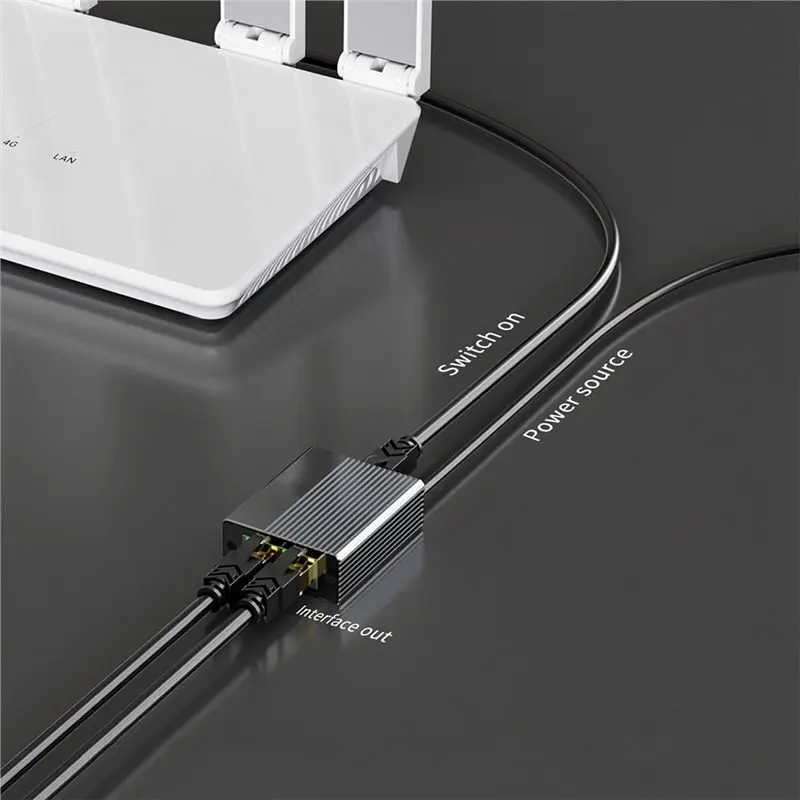 LAN 기가비트 이더넷 스위치 1000Mbps Rj45 분배기 확장 어댑터 PC 노트북 TV 박스 라우터 Tvbox B용 1To2 커넥터