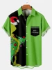 Vintage 3D Print Shirt For Men Women Mardi Gras Party Hawaii Shirts Happy Aloha Button Lapel Top Beach Blouse Best Summer Gifts 5