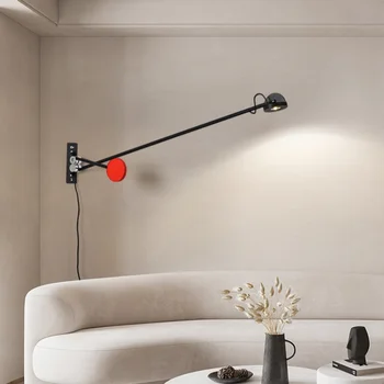 Italian Minimalist Swivel Arm Wall Lamp 1