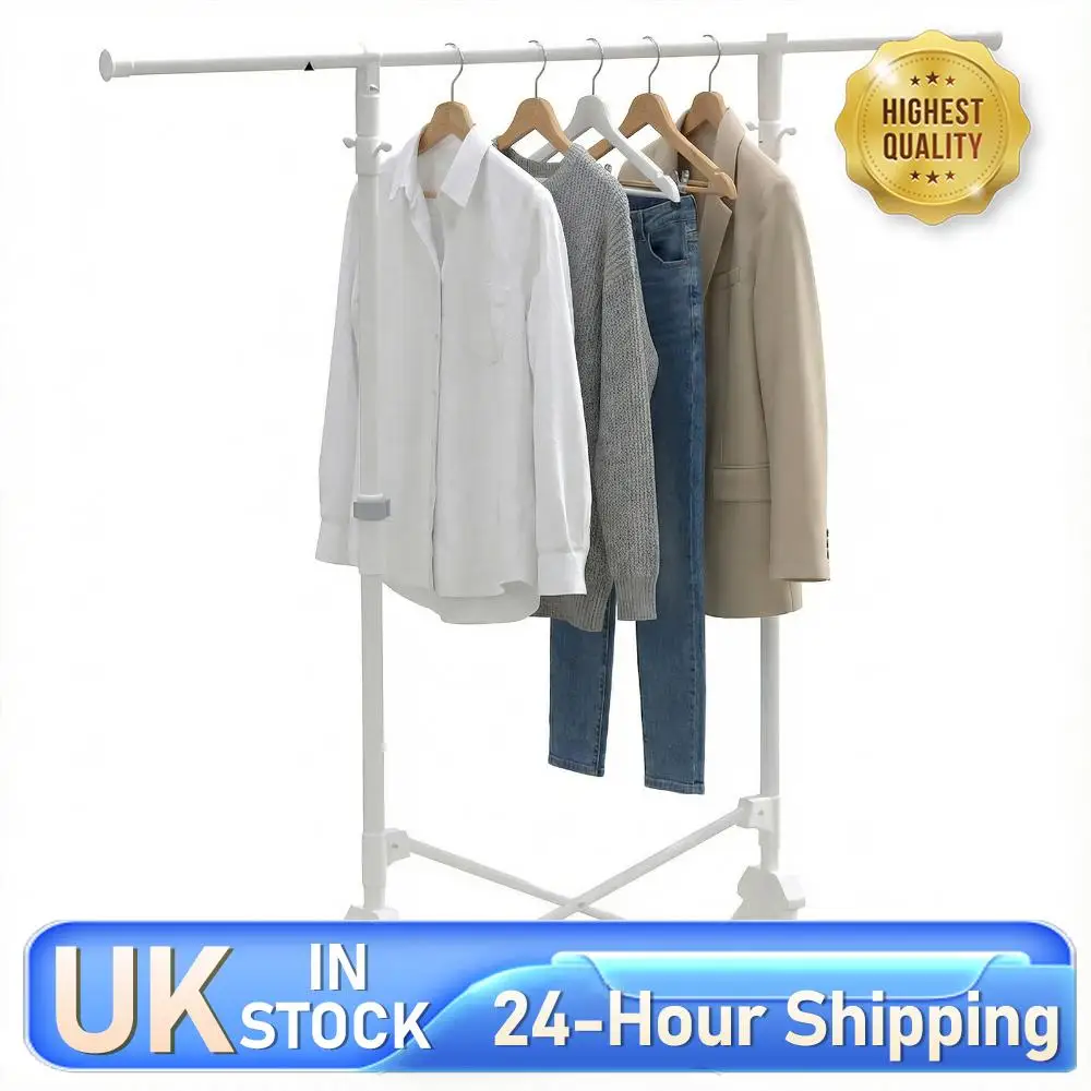 Folding Drying Clothes Hanger Load Up To 110LBS Capacity Portable Laundry Rack Balcony Hanging Stand Simple Indoor Drying Quilt