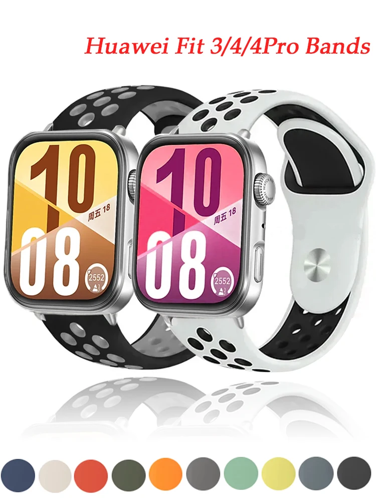 Silicone Sport Band for Huawei Watch Fit - Premium Smartwatch Bracelet Strap