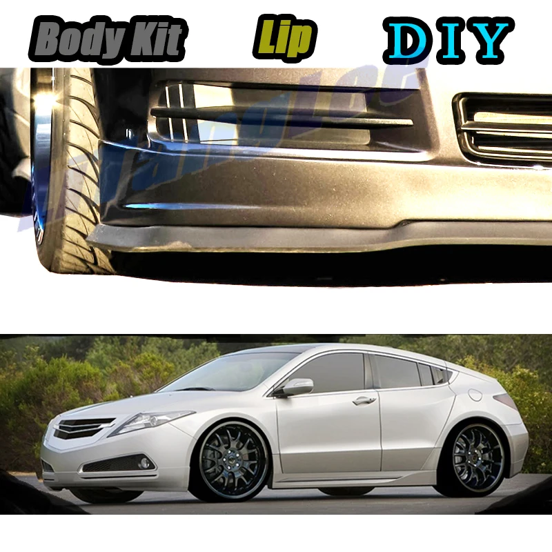 

Car Bumper Lip Front Spoiler Skirt Deflector For Acura ZDX YB1 2009~2016 Tune Car Modification Modified Body Kit Lips