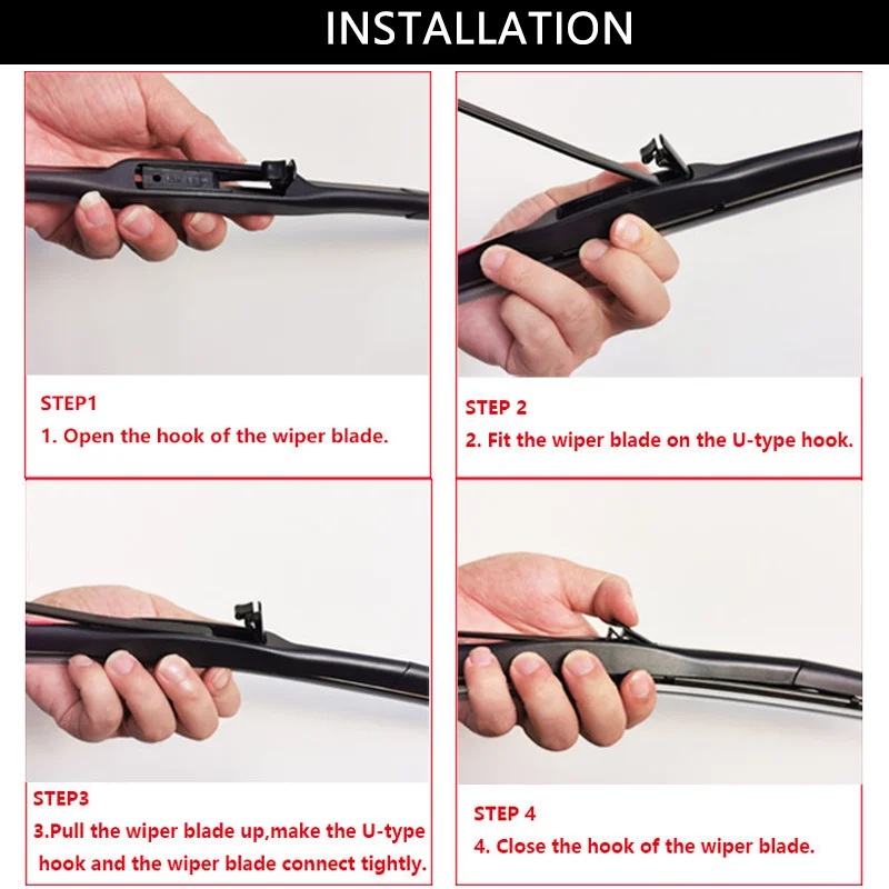 Car Front Wiper Blades For Volkswagen VW Golf Mk4 1J 1997 1998 1999 2000 2001 Cleaning Windshield Windscreen Brushes Accessories 6