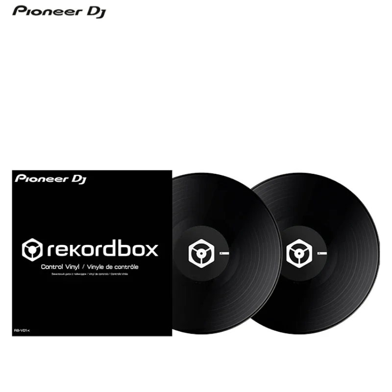 英2x12” No Artist Rekordbox Control Vinyl Black RBVD1K Pioneer DJ /00460 RB-VD2-K rekordbox control vinyl (set of 2) (black) - Pioneer DJ