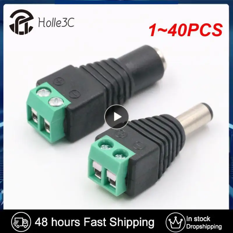 

1 ~ 40 шт. bnc разъем постоянного тока BNC Штекерный разъем Коаксиальный CAT5 видео балун адаптер штекер для светодиодных лент освещения камеры видеонаблюдения