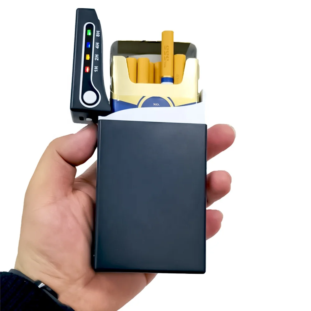Locking Cigarette Case With Timer Quit Smoking By Locking Your Cigs