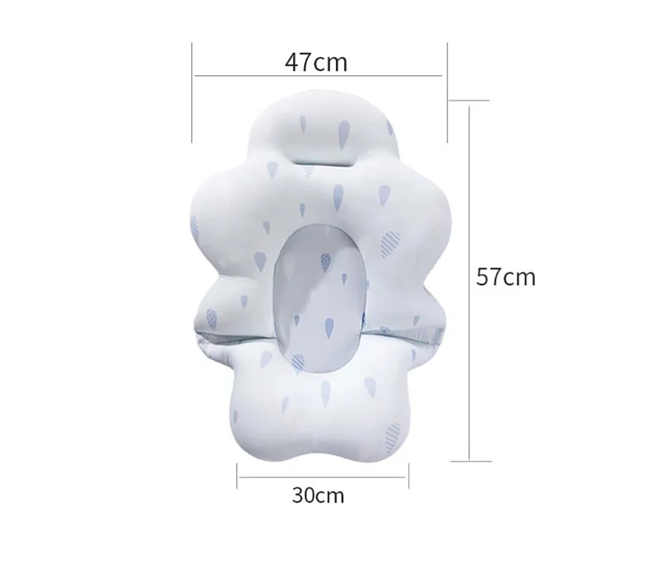 baby bathing bath mat newborn baby bath mesh pocket can sit and lie down rack tub universal suspension mat